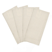 Carregar imagem no visualizador da galeria, Farmhouse Ticking Stripe Yarn Dyed Napkin 4-Pack Set
