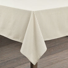 Cargar imagen en el visor de la galería, Farmhouse Ticking Stripe Yarn Dyed Tablecloth
