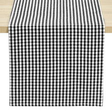 Load image into Gallery viewer, Gingham Check Yarn Dyed Table Runner
