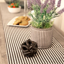 Load image into Gallery viewer, Gingham Check Yarn Dyed Table Runner
