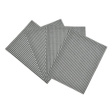 Cargar imagen en el visor de la galería, Gingham Check Yarn Dyed Placemat 4-Pack Set
