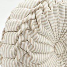 Cargar imagen en el visor de la galería, Farmhouse Ticking Stripe Yarn Dyed Pleated Decorative Pillow
