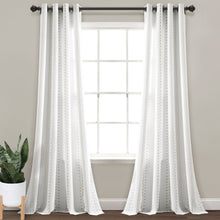 Cargar imagen en el visor de la galería, Hygge Stripe Window Curtain Panel Set
