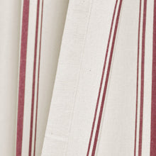 Load image into Gallery viewer, Farmhouse Stripe Yarn Dyed Recycled Cotton Blend Window Curtain Panel Set
