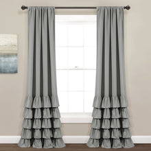 Load image into Gallery viewer, Allison Ruffle Window Curtain Panel Set
