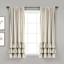 Load image into Gallery viewer, Allison Ruffle Window Curtain Panel Set
