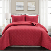 Cargar imagen en el visor de la galería, Ava Diamond Oversized Cotton Quilt Set
