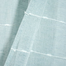 Cargar imagen en el visor de la galería, Farmhouse Textured Grommet Sheer Window Curtain Panel Set
