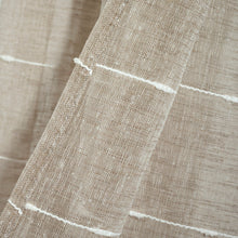 Cargar imagen en el visor de la galería, Farmhouse Textured Grommet Sheer Window Curtain Panel Set
