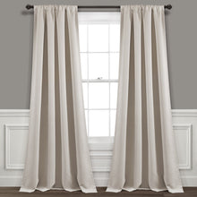 Load image into Gallery viewer, Insulated Rod Pocket Blackout Curtain Panel Set
