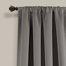 Load image into Gallery viewer, Insulated Rod Pocket Blackout Curtain Panel Set
