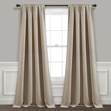 Load image into Gallery viewer, Insulated Rod Pocket Blackout Curtain Panel Set
