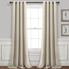 Load image into Gallery viewer, Insulated Grommet Blackout Window Curtain Panel Set
