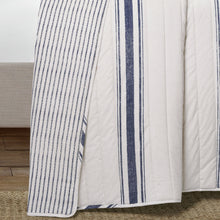 Load image into Gallery viewer, Farmhouse Stripe Reversible Cotton Quilt Set
