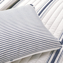 Load image into Gallery viewer, Farmhouse Stripe Reversible Cotton Quilt Set
