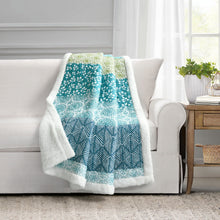 Load image into Gallery viewer, Bohemian Stripe Throw Sherpa
