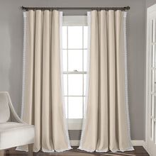 Load image into Gallery viewer, Rosalie Faux Linen Window Panel Set
