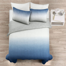 Carregar imagem no visualizador da galeria, Crinkle Ombre Oversized Quilt 3 Piece Set
