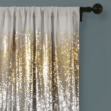 Load image into Gallery viewer, Shimmer Sequins Window Curtain Panel Set
