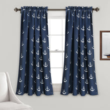 Cargar imagen en el visor de la galería, Anchor Light Filtering Window Curtain Set
