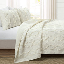 Load image into Gallery viewer, Avon Textured Ruffle Quilt 3 Piece Set
