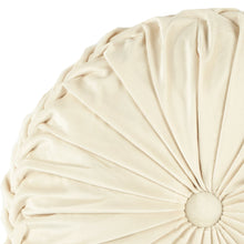 Cargar imagen en el visor de la galería, Round Pleated Soft Velvet Throw Pillow
