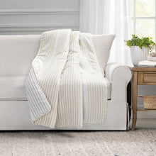 Load image into Gallery viewer, Drew Stripe Silver-Infused Antimicrobial Throw
