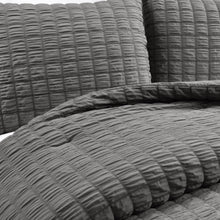 Cargar imagen en el visor de la galería, Crinkle Textured Dobby Comforter Set
