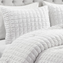 Cargar imagen en el visor de la galería, Crinkle Textured Dobby Comforter Set
