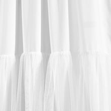 Load image into Gallery viewer, Tulle Skirt Solid Window Curtain Panel Set
