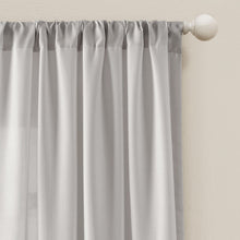 Load image into Gallery viewer, Tulle Skirt Solid Window Curtain Panel Set
