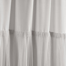 Load image into Gallery viewer, Tulle Skirt Solid Window Curtain Panel Set
