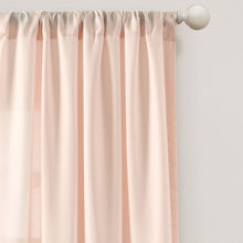 Load image into Gallery viewer, Tulle Skirt Solid Window Curtain Panel Set
