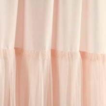 Load image into Gallery viewer, Tulle Skirt Solid Window Curtain Panel Set
