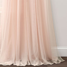 Load image into Gallery viewer, Tulle Skirt Solid Window Curtain Panel Set
