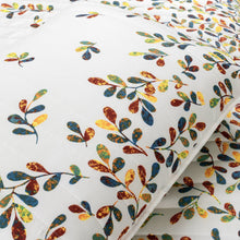 Cargar imagen en el visor de la galería, Boho Botanical Leaf Reversible 3 Piece Quilt Set
