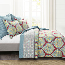 Load image into Gallery viewer, Harley Damask Reversible 5 Piece Comforter Set
