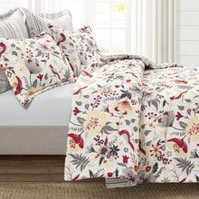 Cargar imagen en el visor de la galería, Blooming Garden Reversible 5 Piece Comforter Set
