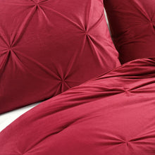 Load image into Gallery viewer, Soft Velvet Diamond Pintuck Oversized Comforter 3 Piece Set
