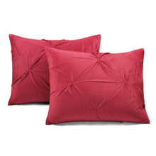 Cargar imagen en el visor de la galería, Soft Velvet Diamond Pintuck Oversized Comforter 3 Piece Set
