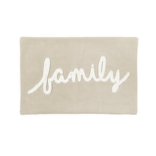 Load image into Gallery viewer, Family Chenille Embroidery Decorative Pillow Cover
