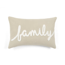 Load image into Gallery viewer, Family Chenille Embroidery Decorative Pillow Cover
