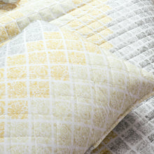 Cargar imagen en el visor de la galería, Medallion Ombre Reversible Quilt 3 Piece Set
