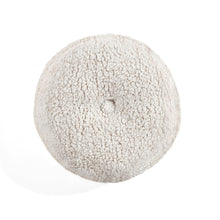 Cargar imagen en el visor de la galería, Button Soft Sherpa Round Throw Pillow
