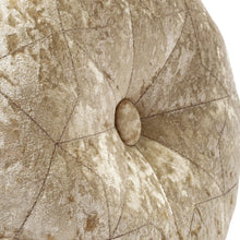 Cargar imagen en el visor de la galería, Star Embroidery Crushed Velvet Round Throw Pillow
