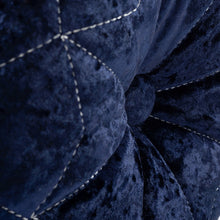 Cargar imagen en el visor de la galería, Star Embroidery Crushed Velvet Round Throw Pillow
