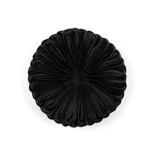 Load image into Gallery viewer, Round Pleated Soft Velvet Throw Pillow
