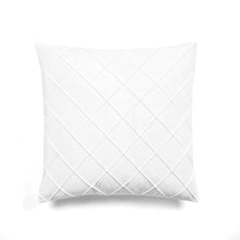 Load image into Gallery viewer, Velvet Diamond Pintuck Decorative Pillow Cover
