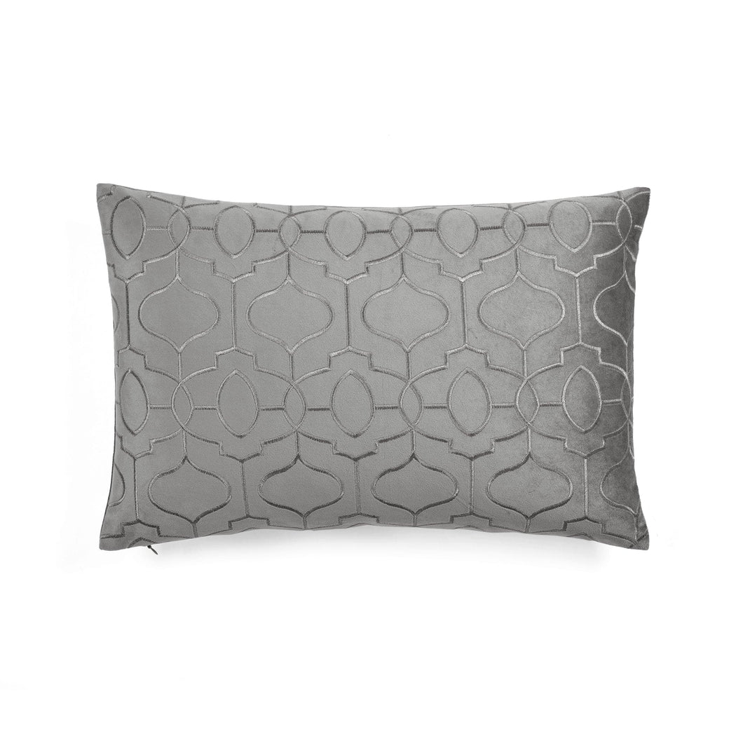 Velvet Geo Decorative Pillow Cover