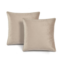 Load image into Gallery viewer, Velvet Solid Decorative Pillow Cover 2-Pack Set
